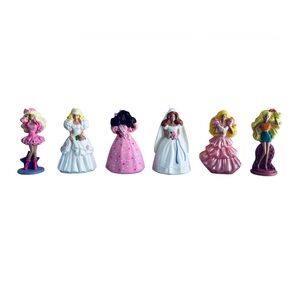 6 McDonald’s Happy Meal Barbie Toys- 1991 & 1992 Vintage